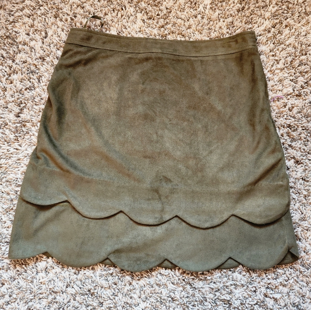 Women's Olive Green Skirt